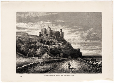 Harlech Castle, from the Northern side